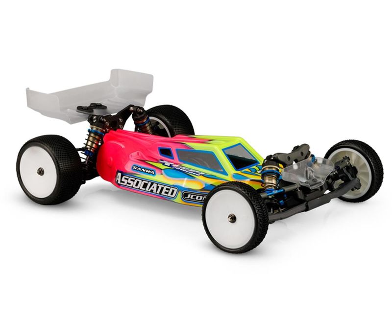JCO0474, JConcepts RC10 B6.4/B6.4D &quot;S2&quot; Body w/Turf Wing (Clear)