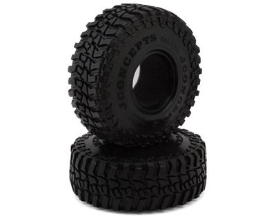 JConcepts Rock Block 1.9&quot; 1/10 Rock Crawler Tires (2) (4.75&quot; - Class 2) (Green)