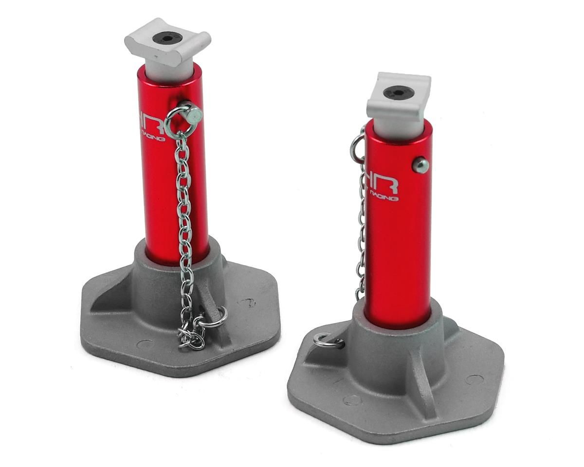 Hot Racing 1/10 Aluminum Jack Stands (Red)
