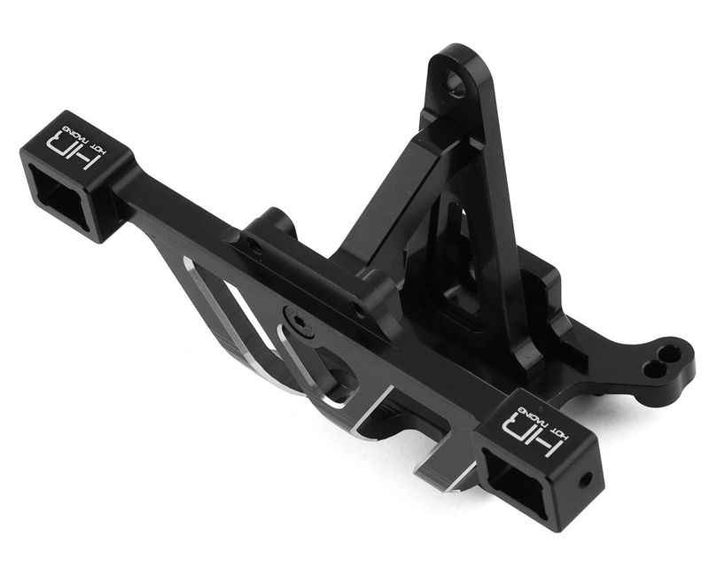 HRAERVT29M01, Hot Racing Aluminum Front Body Mount for Traxxas E-Revo 2.0 (Black)