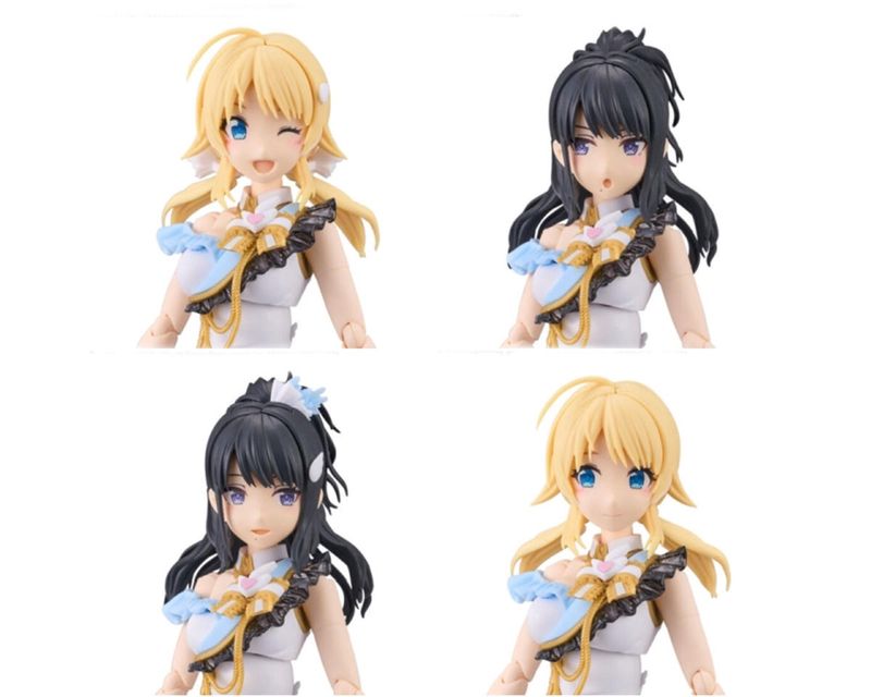 Bandai 30MS Option Hair Style &amp; Face Parts Set (Hiori &amp; Meguru)