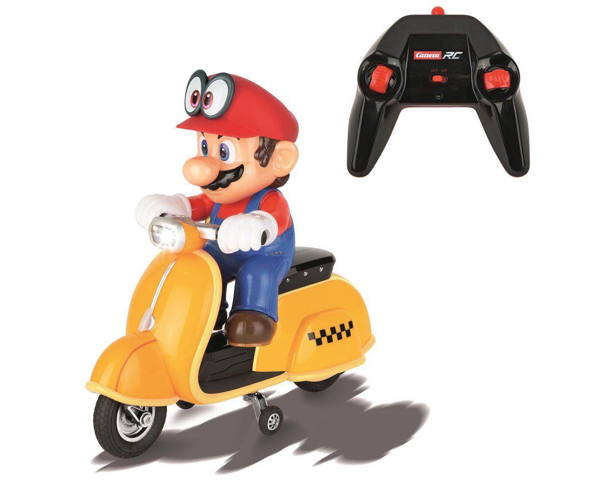 Carrera 2.4GHz Super Mario OdysseyÔøΩ Scooter 1/18 R/C Car (Mario)