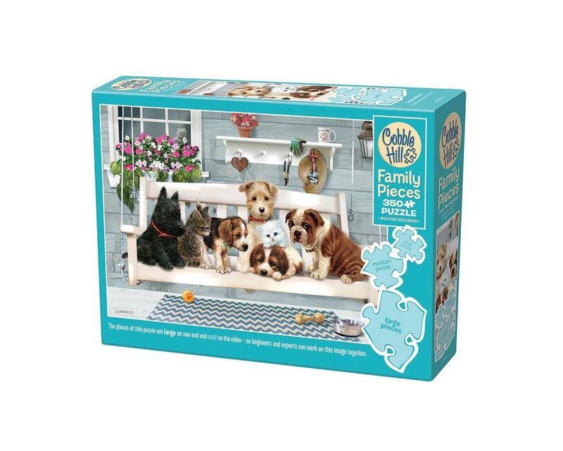 Cobble Hill Puzzles Porch Pals Family (350pcs)
