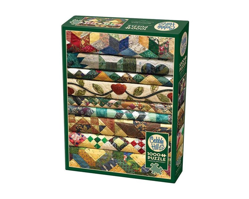 Cobble Hill Puzzles Grandmas Quilts (1000pcs)