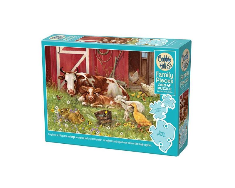 Cobble Hill Puzzles Barnyard Babies Family (350pcs)