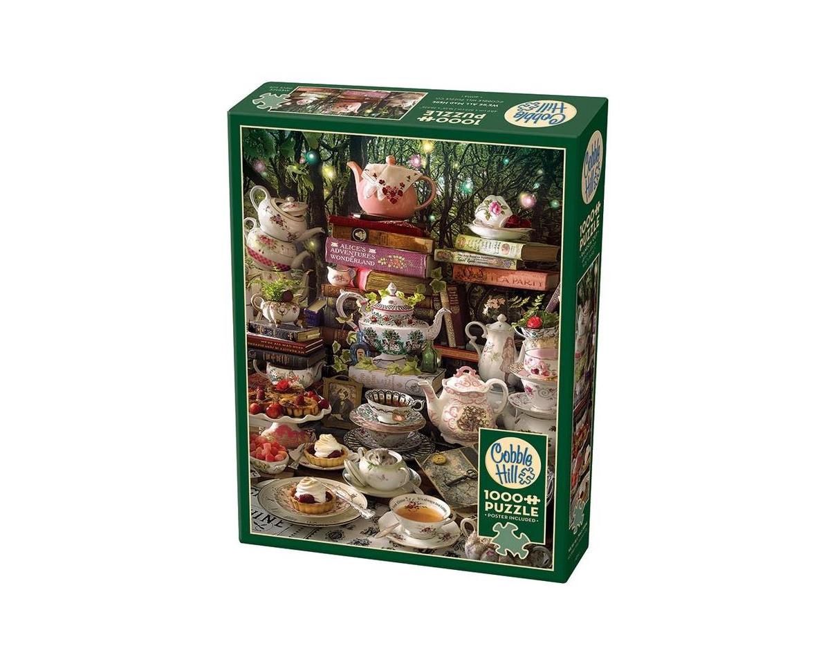 Cobble Hill Puzzles Alice in Wonderland &quot;We&#39;re All Mad Here&quot; Jigsaw Puzzle