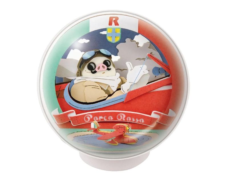 ENSKY PUZZLES Paper TheaterÔøΩ Ball &quot;Porco Rosso&quot; Airplane Piloting