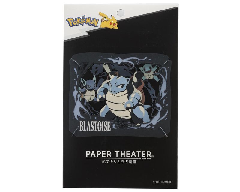 ENSKY PUZZLES Paper TheaterÔøΩ &quot;PokÔøΩmon&quot; Blastoise 3D Diorama Kit