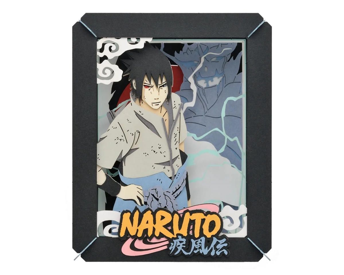 ENSKY PUZZLES Paper TheaterÔøΩ &quot;Naruto&quot; Sasuke Uchiha 3D Diorama Kit