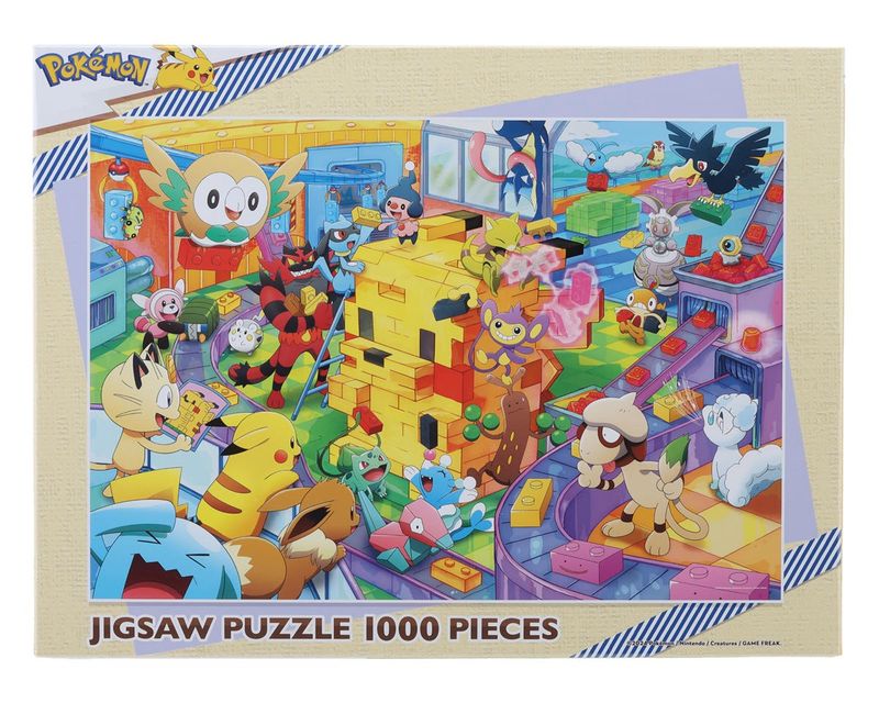 ENSKY PUZZLES &quot;PokÔøΩmonÔøΩ&quot; Let&#39;s Make It Together PikachuÔøΩ Blocks Jigsaw Puzzle