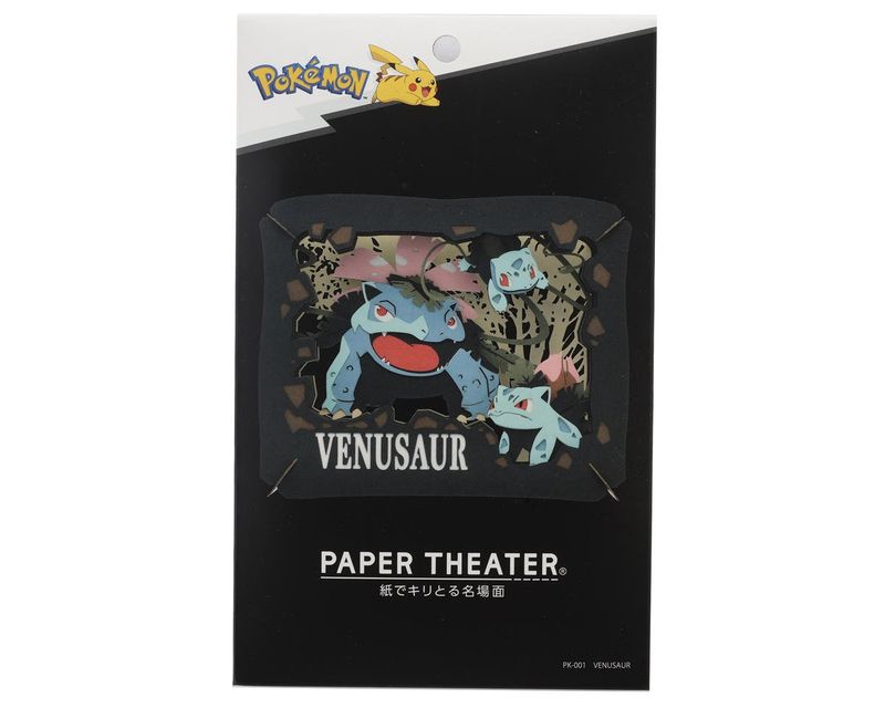 ENSKY PUZZLES Paper TheaterÔøΩ &quot;PokÔøΩmon&quot; Venusaur 3D Diorama Kit