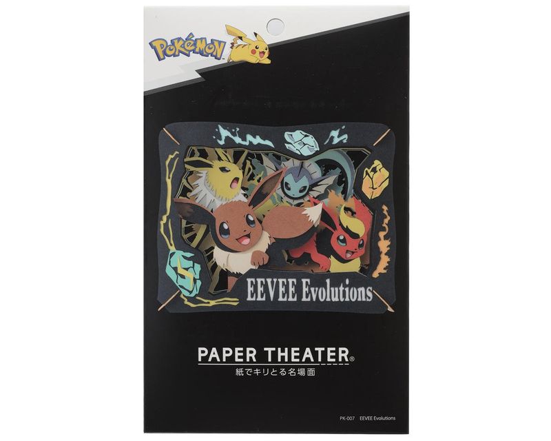 ENSKY PUZZLES Paper TheaterÔøΩ &quot;PokÔøΩmon&quot; Eevee Evolutions 3D Diorama Kit