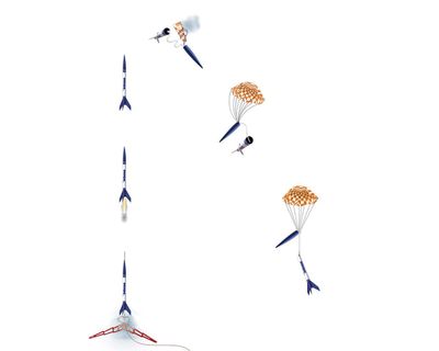 Estes Athena X Starter Set 2 Rockets