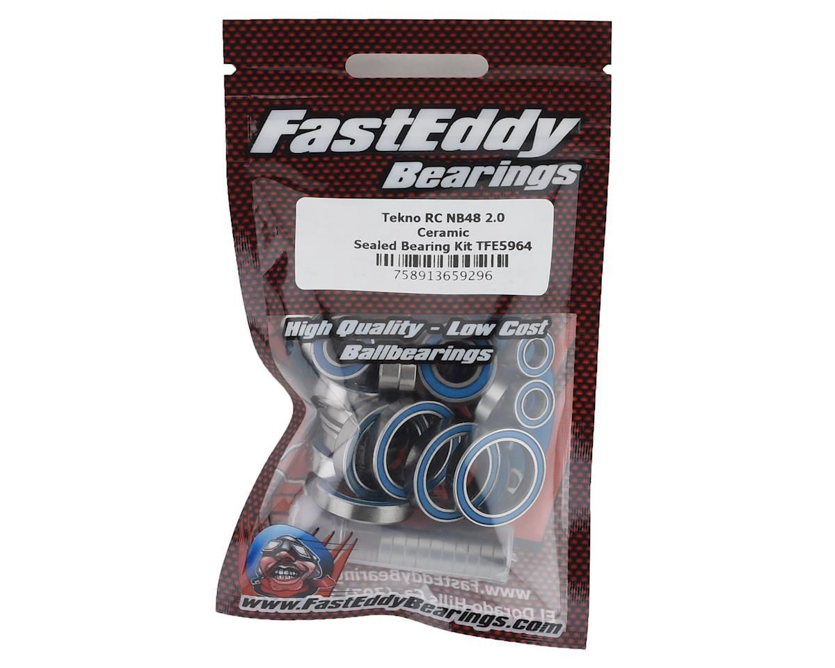FastEddy Tekno RC NB48 2.0 Ceramic Sealed Bearing Kit
