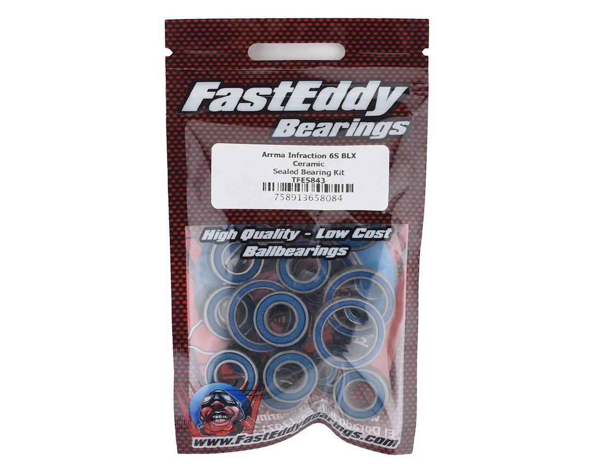 FastEddy Arrma Infraction 6S BLX Ceramic Sealed Bearing Kit