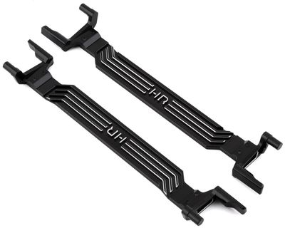 Hot Racing Aluminum Battery Hold-Down w/Heat Sink for Traxxas X-Maxx (Black)
