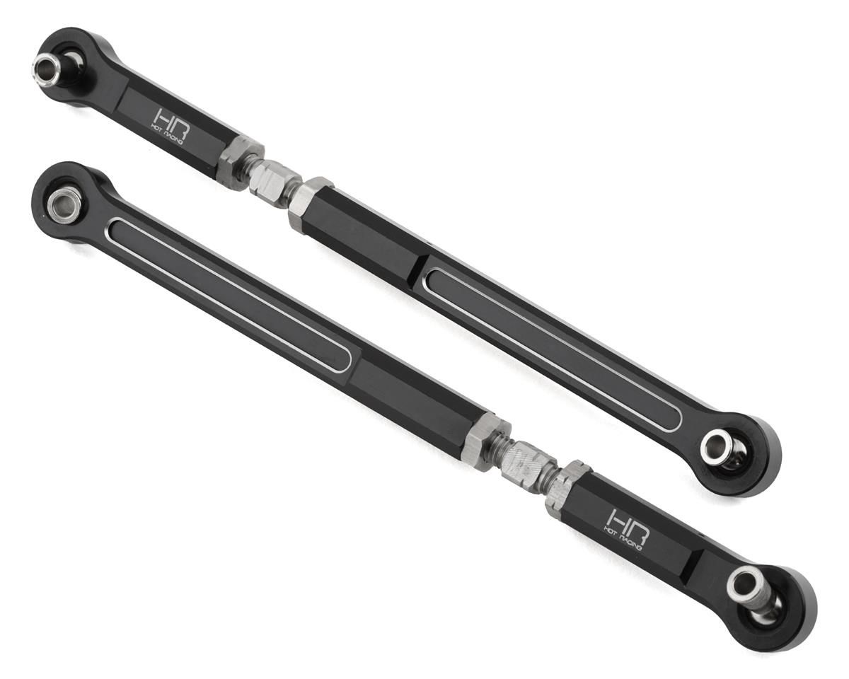 Hot Racing Adjustable Steering Links for Traxxas X-Maxx (Black) (2)