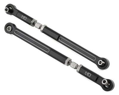 Hot Racing Adjustable Steering Links for Traxxas X-Maxx (Black) (2)