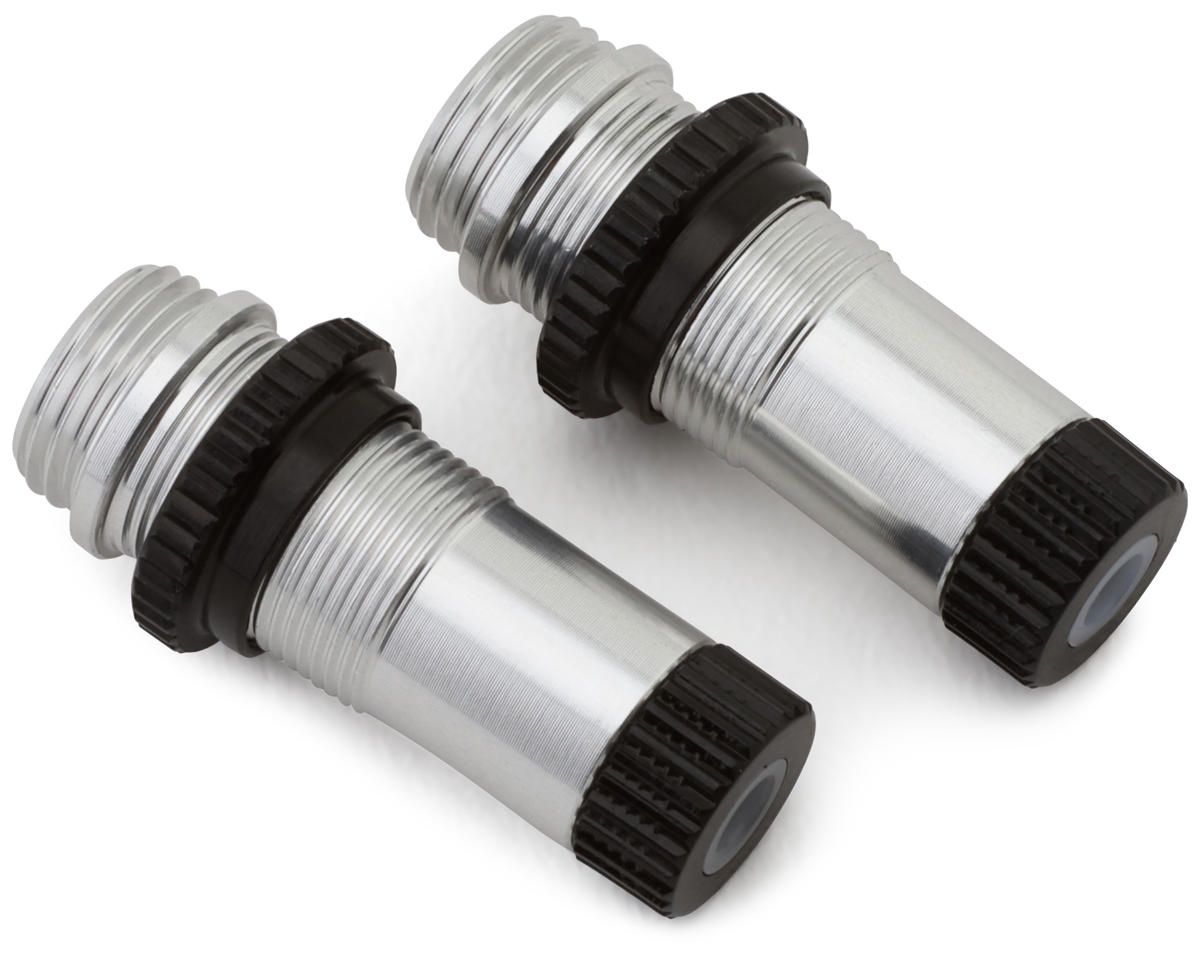 Hot Racing Aluminum Threaded Shock Bodies for Traxxas TRX-4M (Silver) (2)