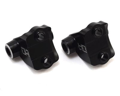 Hot Racing Aluminum Rear Lower Link &amp; Shock Mount for Traxxas TRX-4 (Black) (2)