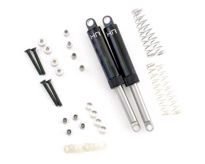 Hot Racing 100mm Internal Spring Air Shocks (Black) (2)