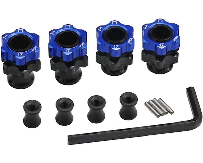 Hot Racing 17mm Aluminum Hubs for Traxxas Slash (F+3mm)