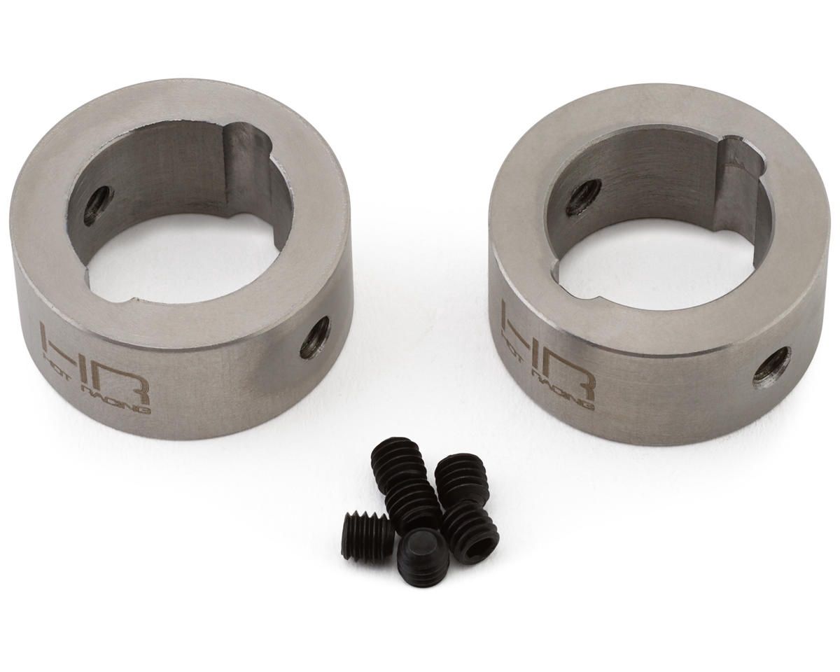 Hot Racing Stainless Steel Reinforcement Sleeve Set for Traxxas XRT (2)