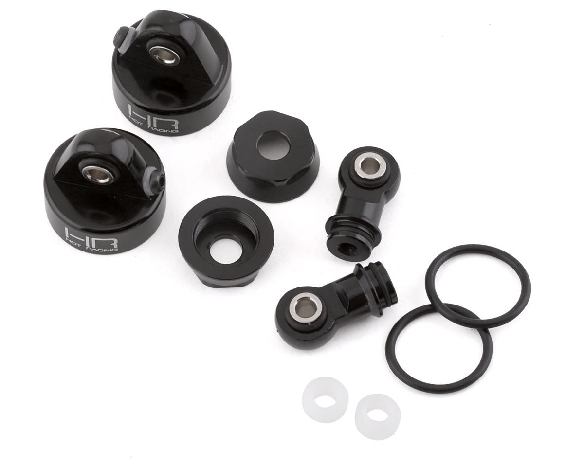 Hot Racing Traxxas UDR Aluminum Shock Upgrade Kit (Black) (2)