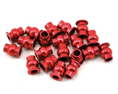 Hot Racing Aluminum Pivot Ball Set (Red) (20)