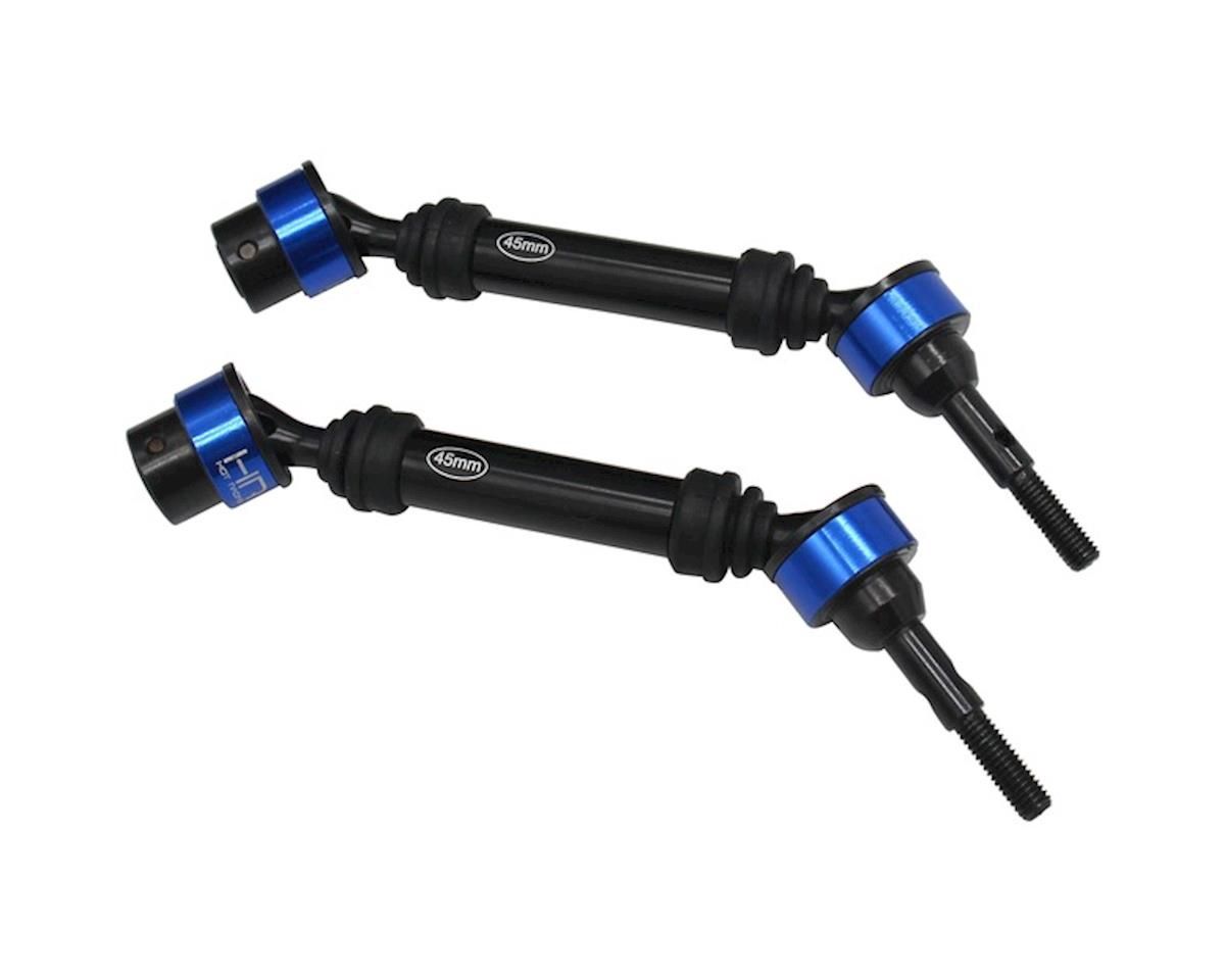 HRAMXX288RC06, Hot Racing Metal CV Splined Drive Shaft for Traxxas Maxx (Blue) (2)