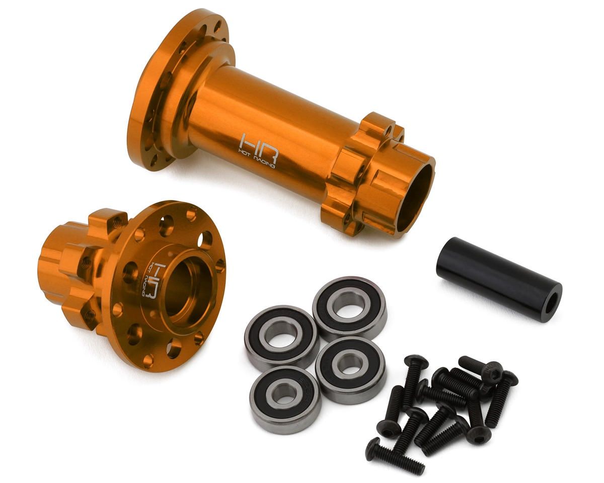 Hot Racing Losi Promoto-MX Front &amp; Rear Aluminum Hub Set (Gold)
