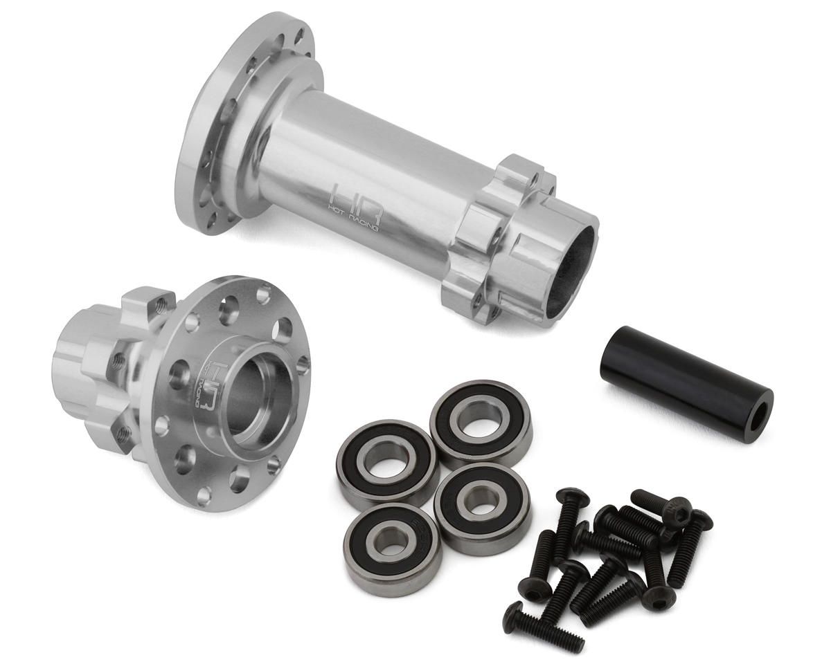 Hot Racing Losi Promoto-MX Front &amp; Rear Aluminum Hub Set (Silver)