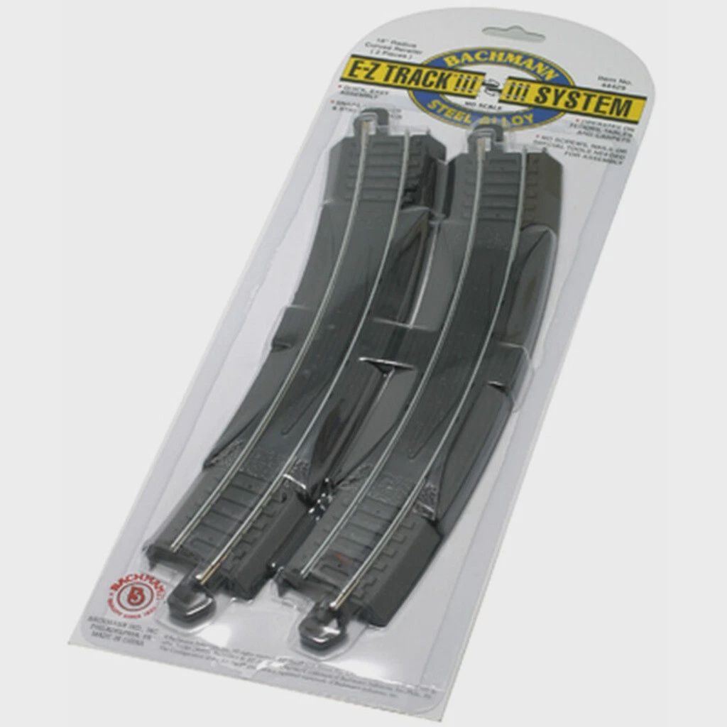 BAC44429, Bachmann E-Z Track 18" Radius Curved Rerailer (2) (HO Scale)