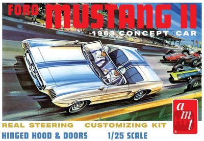 AMT1369, AMT Models - 1963 Ford Mustang II Concept Car 1/25