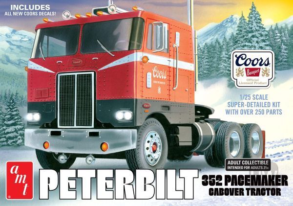 AMT1375, AMT Models - Peterbilt 352 COE Coors 1/25