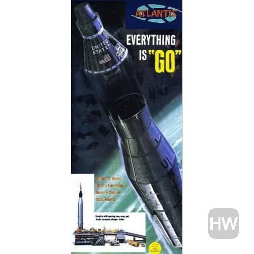 AANH1833, Atlantis - Atlas Rocket w/ John Glenn Mercury 1/110