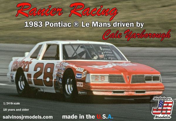 SJRRRLM1983D, Salvinos JR Models - Rainer Racing 1983 Pontiac LeMans Cale Yarborough 1/25