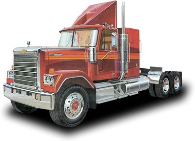 AMT1390, AMT Models - Chevy Bison Conventional 1/25