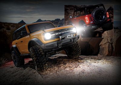 Traxxas Pro ScaleÔøΩ LED light set, Ford Bronco, complete with power module (includes headlights, tail lights, &amp; distribution block) (fits #9211 body)
