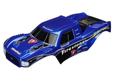 Traxxas Body, Bigfoot 4X4ÔøΩ Firestone, Officially Licensed replica (painted, decals applied)