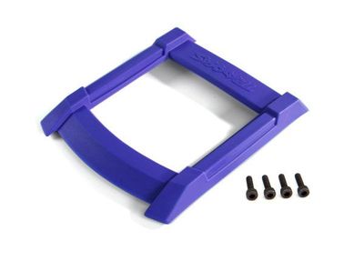 Traxxas Skid plate, roof (body) (blue)/ 3x10mm CS (4)