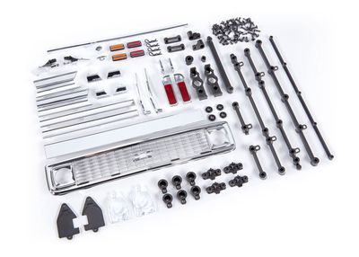 Traxxas Body, Chevrolet Blazer (1972) (clear, requires painting) (includes grille, side mirrors, side trim, door handles, windshield wipers, decals, window masks)