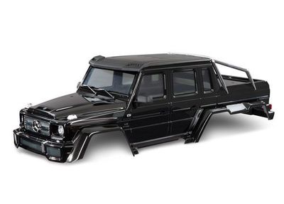 Traxxas Body, Mercedes-BenzÔøΩ G 63ÔøΩ, complete (gloss black metallic) (includes grille, side mirrors, door handles, &amp; windshield wipers)