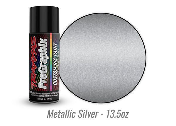 Traxxas Body paint, ProGraphixÔøΩ, metallic silver (13.5oz)