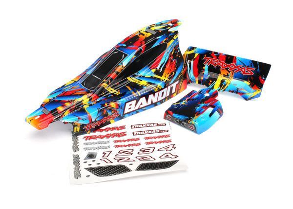 Traxxas Body, Bandit, Rock n&#39; Roll (painted, decals applied)