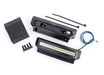 Traxxas Bumper, front (body) (with LED lights)/ bumper mount (fits #9511 body)