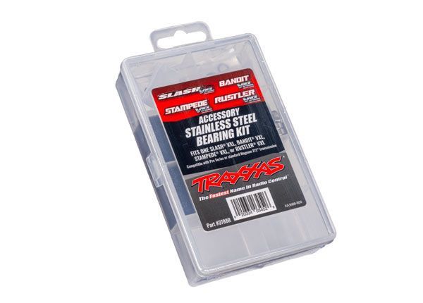 Traxxas Ball bearing kit, stainless steel, SlashÔøΩ VXL/BanditÔøΩ VXL/StampedeÔøΩ VXL/RustlerÔøΩ VXL with 272RÔøΩ Transmission (complete)