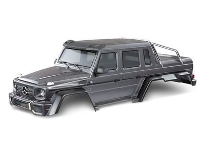 Traxxas Body, Mercedes-BenzÔøΩ G 63ÔøΩ, complete (matte graphite metallic) (includes grille, side mirrors, door handles, &amp; windshield wipers)
