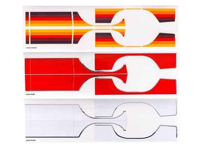 Traxxas Decal sheets, Ford F-150 (1979) (red, white, &amp; freewheel) (fits #9230 body)