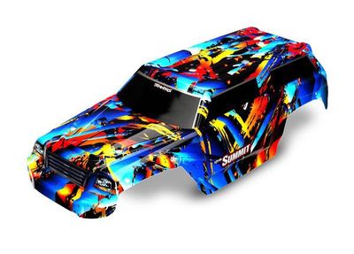 Traxxas Body, 1/16 Summit (painted, decals applied)